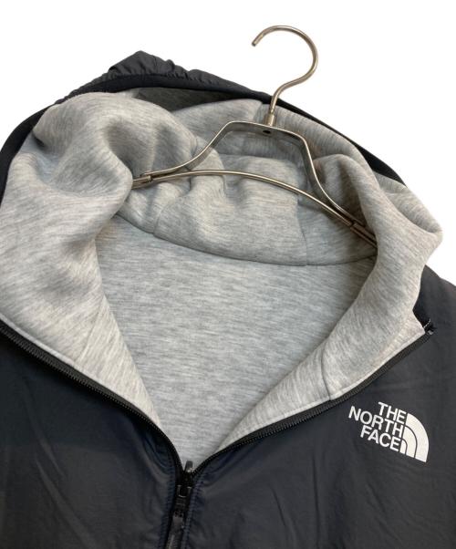 THE NORTH FACE（ザ ノース フェイス）THE NORTH FACE (ザ ノース フェイス) Reversible Tech Air Hoodie/リバーシブルテックエアーフーディ ブラック×グレー サイズ:Ⅼの古着・服飾アイテム