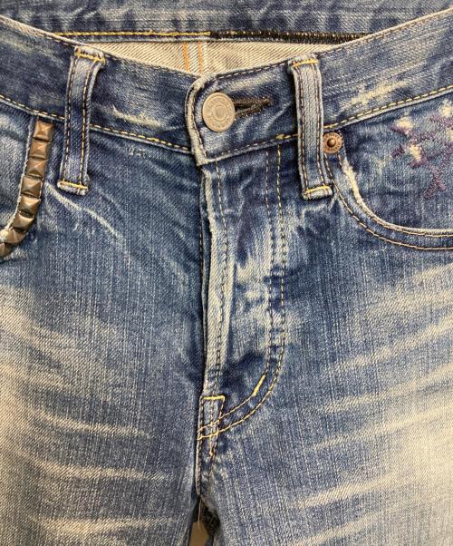 Hysteric Glamour（ヒステリックグラマー）Hysteric Glamour (ヒステリックグラマー) ポケットスタッズデニムパンツ インディゴ サイズ:28の古着・服飾アイテム