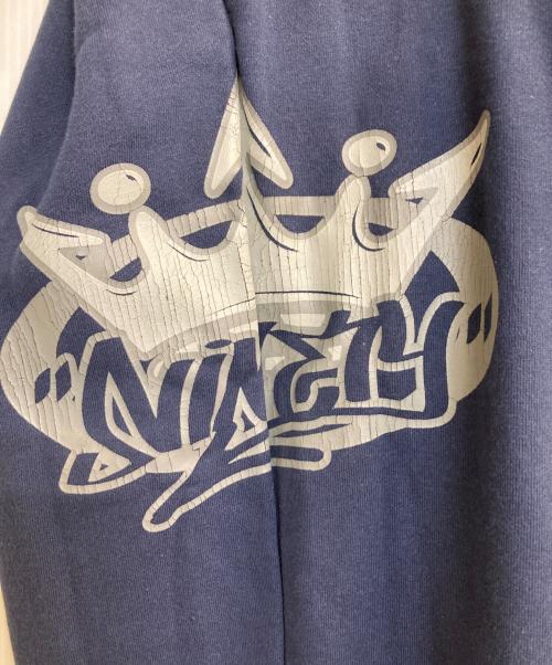 9090（9090）9090 (9090) King Logo Sweat Pants ネイビー サイズ:Ⅼの古着・服飾アイテム
