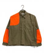 Columbiaコロンビア）の古着「ハンティングシャツ」｜オレンジ×カーキ