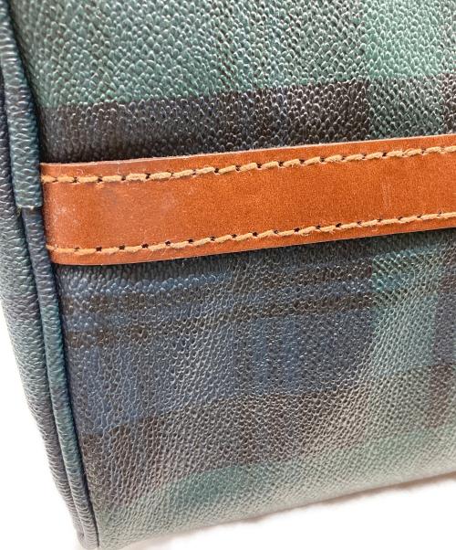 POLO RALPH LAUREN（ポロ・ラルフローレン）POLO RALPH LAUREN (ポロ・ラルフローレン) ブラックワッチミニボストンバッグ グリーンの古着・服飾アイテム