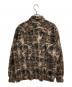 SUPPLIER (サプライヤー) Cross Rhinestone Check Shirts ブラウン サイズ:Ｍ：8000円