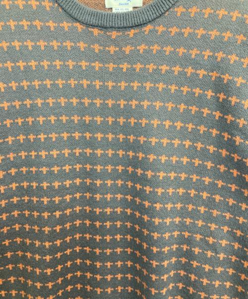 ciatre（シアター）ciatre (シアター) cross knit sweater カーキ サイズ:Ｌの古着・服飾アイテム