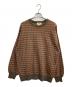 ciatre（シアター）の古着「cross knit sweater」｜カーキ