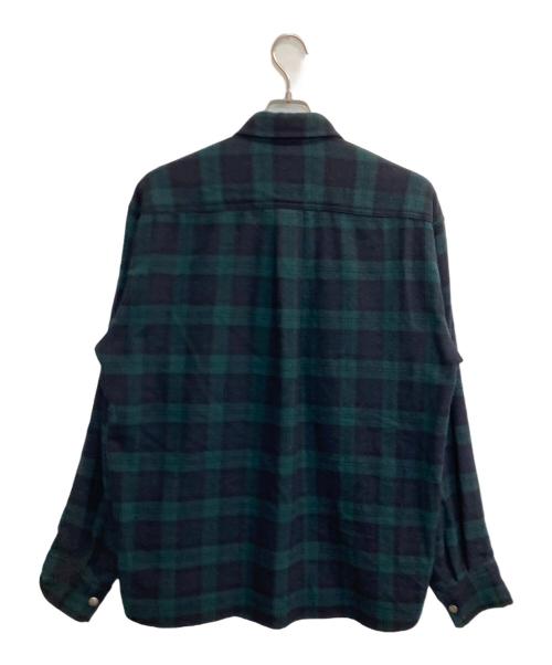 THE NORTH FACE（ザ ノース フェイス）THE NORTH FACE (ザ ノース フェイス) Brushwood Wool L/S Shirt グリーン サイズ:XLの古着・服飾アイテム