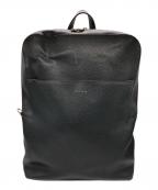 PAUL SMITHポールスミス）の古着「レザーデイパック」｜ブラック