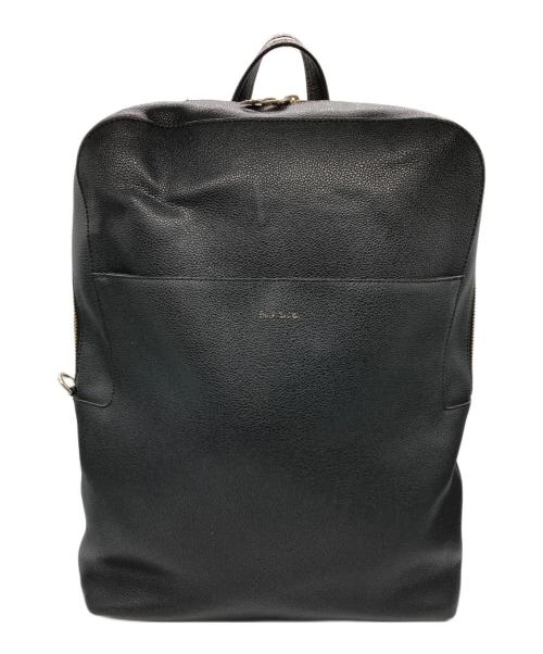 PAUL SMITH（ポールスミス）Paul Smith (ポールスミス) レザーデイパック ブラックの古着・服飾アイテム