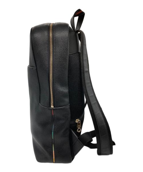 PAUL SMITH（ポールスミス）Paul Smith (ポールスミス) レザーデイパック ブラックの古着・服飾アイテム