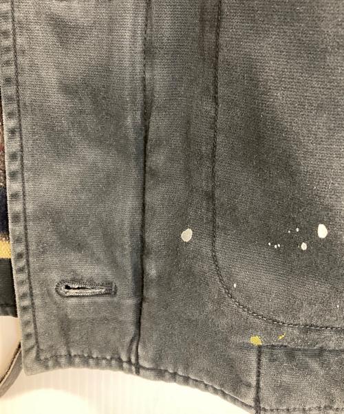 NEIGHBORHOOD（ネイバーフッド）NEIGHBORHOOD (ネイバーフッド) N-1type ペイントデッキジャケット ブラック サイズ:Ｓの古着・服飾アイテム
