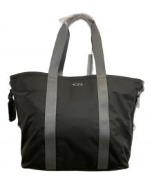 TUMI（トゥミ）の古着「JALオリジナル エッセンシャル・ミディアム・イースト・ウエスト・トート」｜ブラック