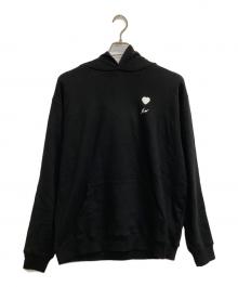 BLACK PINK×FRAGMENT DESIGN（ブラックピンク×フラグメントデザイン）の古着「BLACK FRGMT HOODIE」｜ブラック