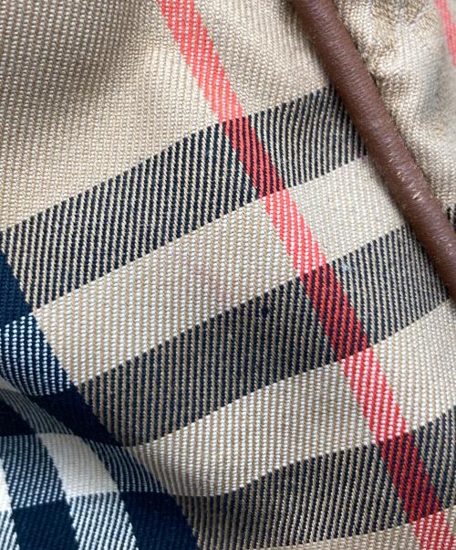 Burberry's（バーバリーズ）Burberry's (バーバリーズ) ノヴァチェックハンドトートバッグ ブラウン×ベージュの古着・服飾アイテム