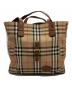 Burberry's（バーバリーズ）の古着「ノヴァチェックハンドトートバッグ」｜ブラウン×ベージュ