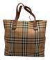 Burberry's (バーバリーズ) ノヴァチェックハンドトートバッグ ブラウン×ベージュ：25000円