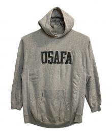 BUZZ RICKSON'S×BEAMS（バズリクソンズ×ビームス）の古着「別注USAFA プリント プルオーバー」｜ホワイト