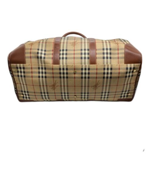 BURBERRY LONDON（バーバリーロンドン）BURBERRY LONDON (バーバリーロンドン) ノバチェックシャドーホース2WAYボストンバッグ ベージュの古着・服飾アイテム