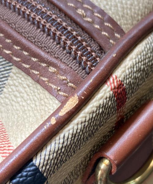 BURBERRY LONDON（バーバリーロンドン）BURBERRY LONDON (バーバリーロンドン) ノバチェックシャドーホース2WAYボストンバッグ ベージュの古着・服飾アイテム
