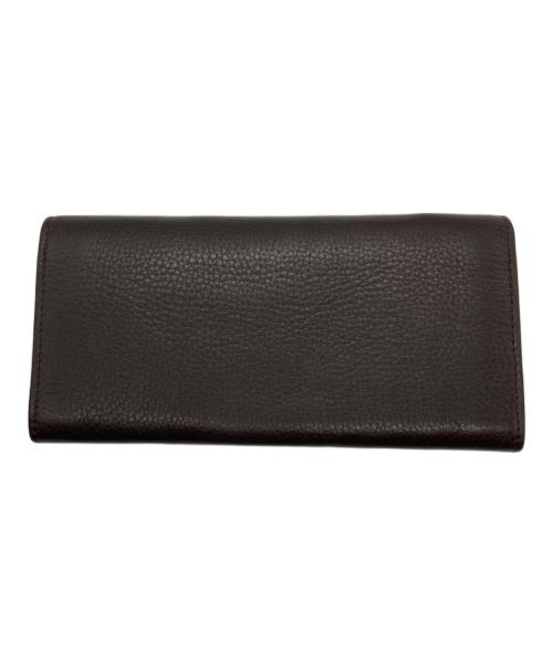 POLO RALPH LAUREN（ポロ・ラルフローレン）POLO RALPH LAUREN (ポロ・ラルフローレン) レザーロングウォレット ブラウンの古着・服飾アイテム