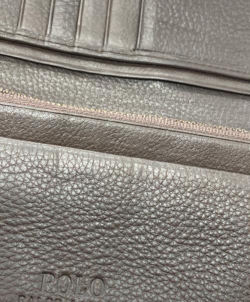 POLO RALPH LAUREN（ポロ・ラルフローレン）POLO RALPH LAUREN (ポロ・ラルフローレン) レザーロングウォレット ブラウンの古着・服飾アイテム