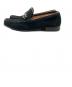Salvatore Ferragamo (サルヴァトーレ フェラガモ) スウェードガンチーニローファー ブラック サイズ:7 1/2 EE：8000円