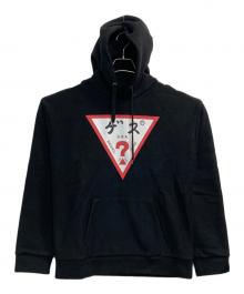 SOPH.×GUESS（ソフ×ゲス）の古着「KATAKANA TRIANGLE SWEAT HOODY」｜ブラック