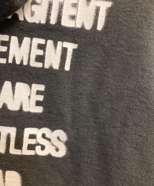 SUPREME（シュプリーム）SUPREME (シュプリーム) Restless Youth Hooded Sweatshirt ブラック サイズ:Mの古着・服飾アイテム