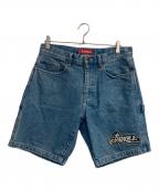 SUPREMEシュプリーム）の古着「Handstyle Denim Painter Short」｜インディゴ