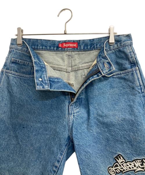 SUPREME（シュプリーム）SUPREME (シュプリーム) Handstyle Denim Painter Short インディゴ サイズ:81㎝（W32）の古着・服飾アイテム