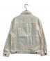 COACH (コーチ) ホワイトデニムジャケット ホワイト サイズ:Ｓ：10000円