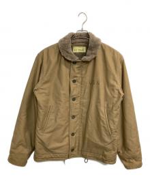 BUZZ RICKSON'S（バズリクソンズ）の古着「N-1デッキジャケット」｜ベージュ