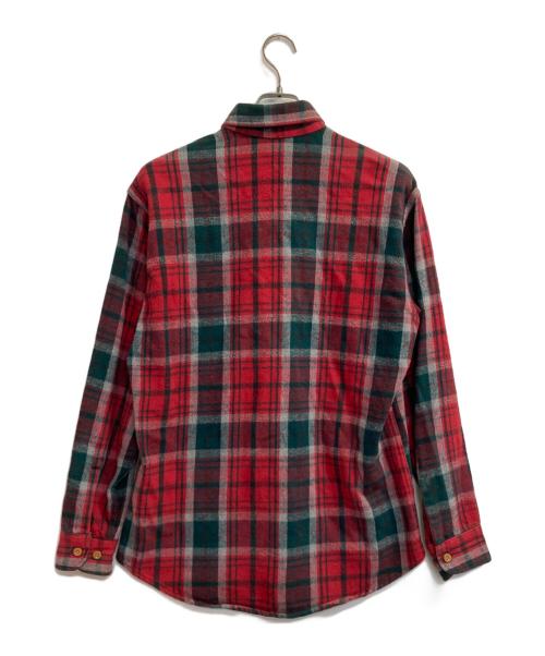 big mac（ビッグマック）big mac (ビッグマック) ネルシャツ レッド×グリーン サイズ:Ｍの古着・服飾アイテム