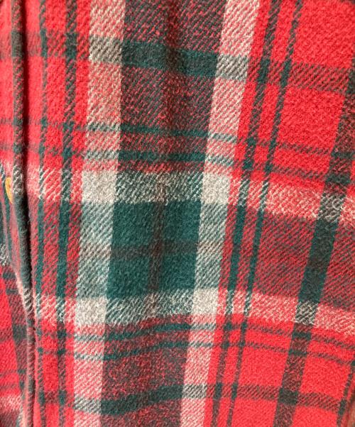 big mac（ビッグマック）big mac (ビッグマック) ネルシャツ レッド×グリーン サイズ:Ｍの古着・服飾アイテム