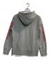 Supreme (シュプリーム) 17SS Sleeve Arc Hooded Sweatshirt グレー×レッド サイズ:Ｍ：8000円
