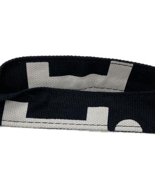marimekko（マリメッコ）marimekko (マリメッコ) NOTKO LOGO トートバッグ ブラックの古着・服飾アイテム