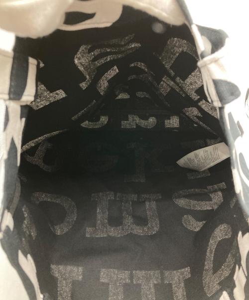 marimekko（マリメッコ）marimekko (マリメッコ) NOTKO LOGO トートバッグ ブラックの古着・服飾アイテム