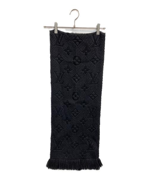 LOUIS VUITTON（ルイ ヴィトン）LOUIS VUITTON (ルイ ヴィトン) エシャルプ・ロゴマニア グレーブラックの古着・服飾アイテム