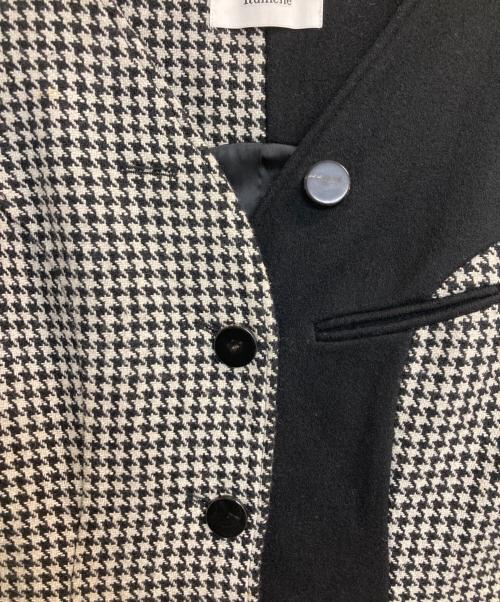Rumche（ラムシェ）Rumche (ラムシェ) 千鳥ノースリーブコート ブラック サイズ:Mの古着・服飾アイテム