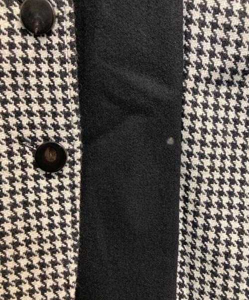 Rumche（ラムシェ）Rumche (ラムシェ) 千鳥ノースリーブコート ブラック サイズ:Mの古着・服飾アイテム