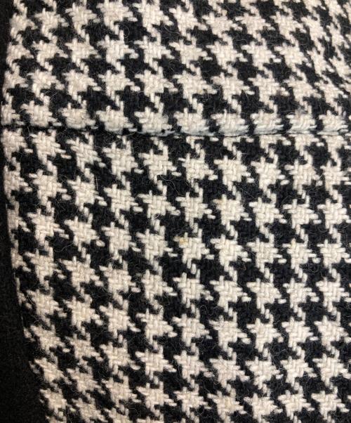 Rumche（ラムシェ）Rumche (ラムシェ) 千鳥ノースリーブコート ブラック サイズ:Mの古着・服飾アイテム