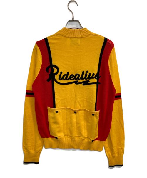 RAL（ラル）RAL (ラル) Cycling Wool Jersey イエロー×レッド サイズ:Ｌの古着・服飾アイテム