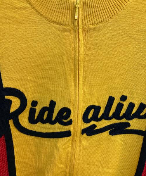 RAL（ラル）RAL (ラル) Cycling Wool Jersey イエロー×レッド サイズ:Ｌの古着・服飾アイテム