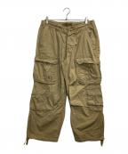 Abercrombie & Fitchアバクロンビー アンド フィッチ）の古着「ミリタリーカーゴパンツ」｜ベージュ
