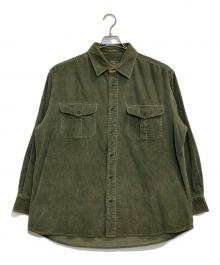 orvis（オービス）の古着「エルボーパッチコーデュロイシャツ」｜グリーン