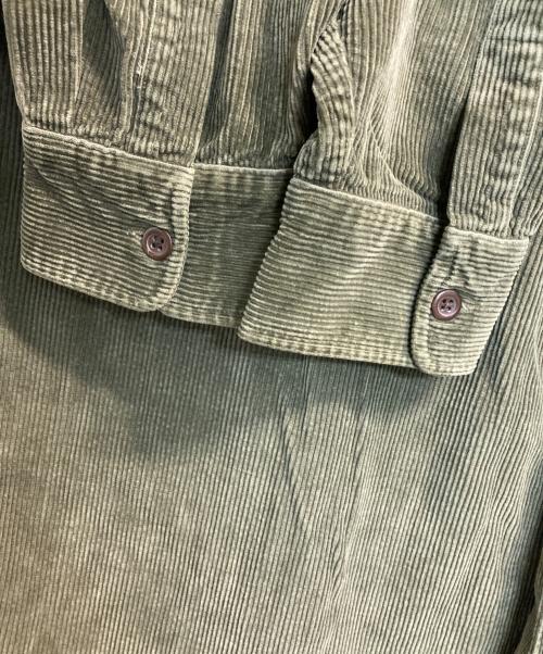 orvis（オービス）orvis (オービス) エルボーパッチコーデュロイシャツ グリーン サイズ:Ⅼの古着・服飾アイテム