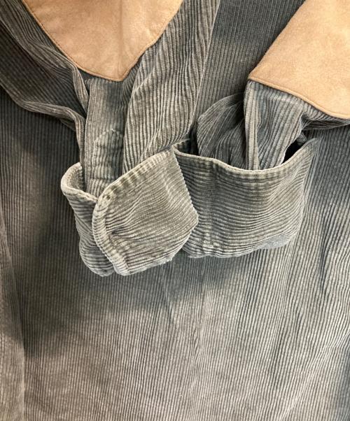 orvis（オービス）orvis (オービス) エルボーパッチコーデュロイシャツ グリーン サイズ:Ⅼの古着・服飾アイテム