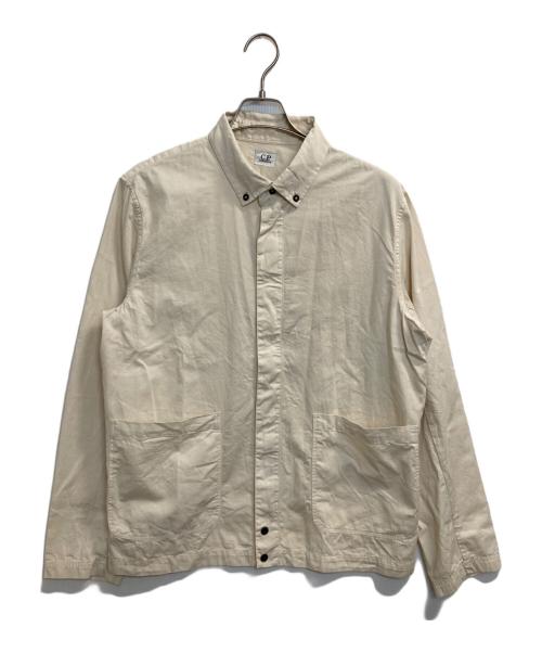 C.P COMPANY（シーピーカンパニー）C.P COMPANY (シーピーカンパニー) コットンBDシャツ アイボリー サイズ:XLの古着・服飾アイテム