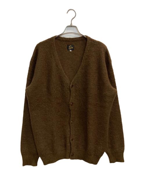 Needles（ニードルズ）Needles (ニードルズ) モヘヤニットカーディガン ブラウン サイズ:Mの古着・服飾アイテム