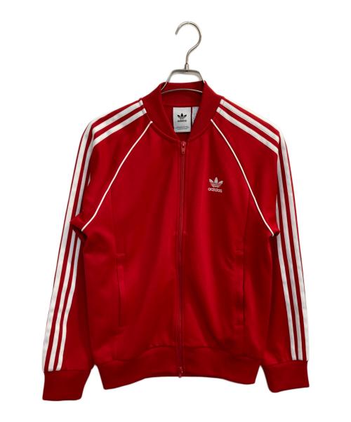 adidas（アディダス）adidas (アディダス) トラックジャケット レッド サイズ:Ｍの古着・服飾アイテム
