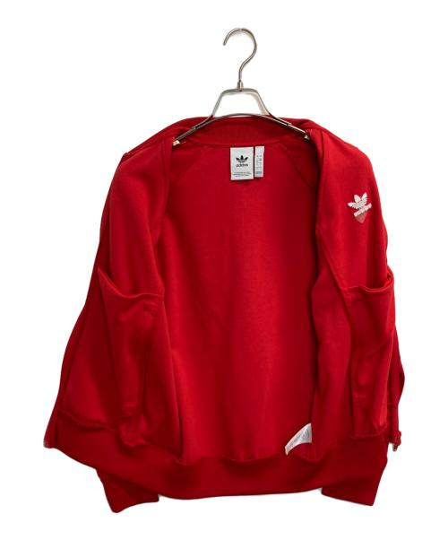 adidas（アディダス）adidas (アディダス) トラックジャケット レッド サイズ:Ｍの古着・服飾アイテム