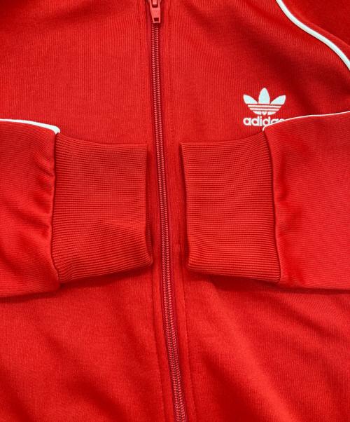 adidas（アディダス）adidas (アディダス) トラックジャケット レッド サイズ:Ｍの古着・服飾アイテム